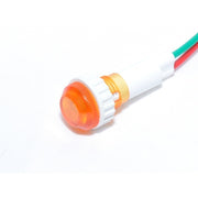 12V Indicator Lamp with Wire, Amber Bulb