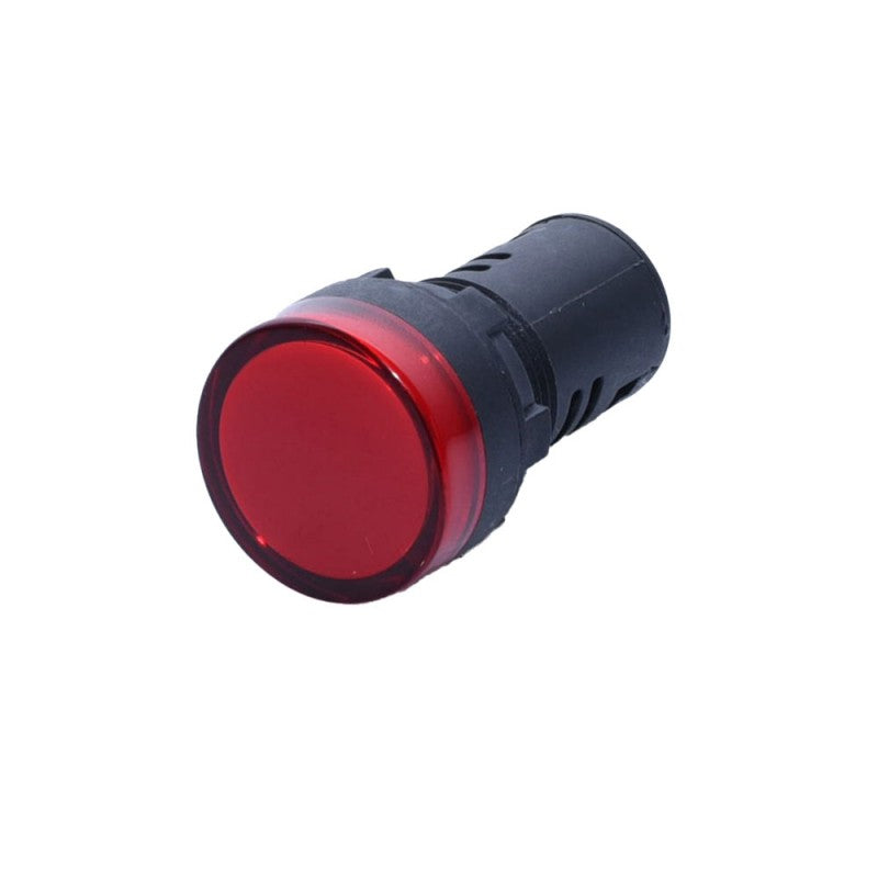 Pilot Light Voltage Indicator 220V, Matte Finish, Red