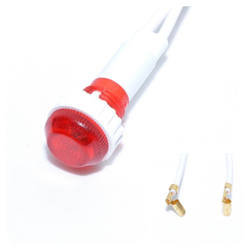 Pilot Indicator Light for Boiler with terminals, 220V, Red