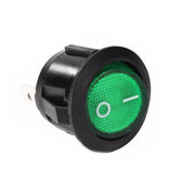 Green LED ON-OFF Push Button Switch