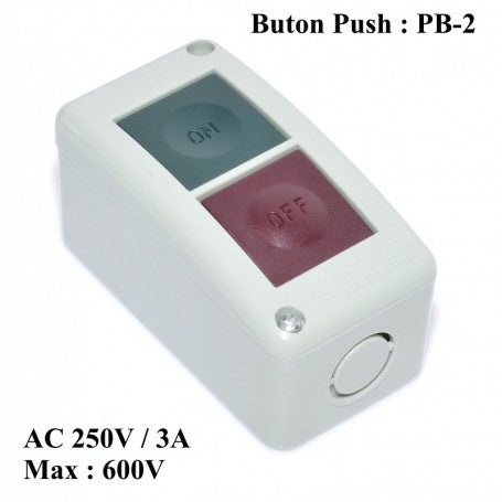 Push Button ON/OFF Switch 3A PB-2