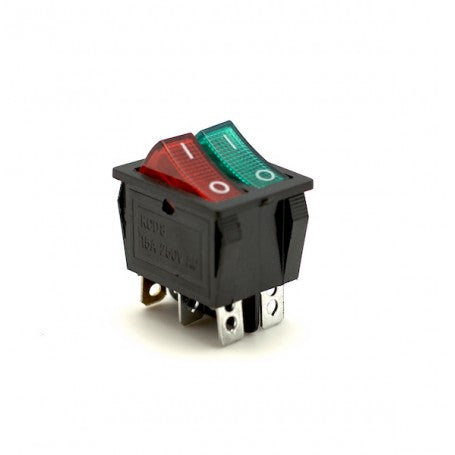 ON-OFF Switch 6 Pin 250V-15A KCD6