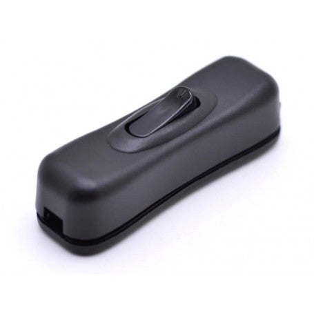 Inline Snap Switch 250V-3A Black