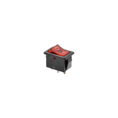 Switch IRS Small Red LED 220V INT-22001R