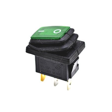 IRS Micro Rubber Switch 220V Green LED