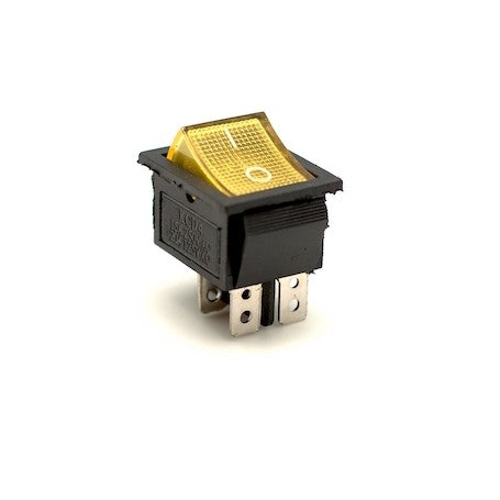 Yellow KCD4 250V/15A IRS ON-OFF Switch