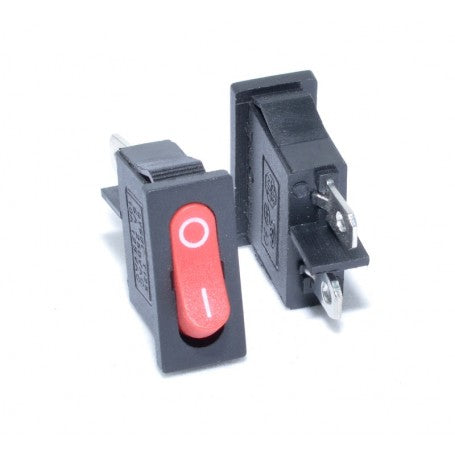 Narrow ON-OFF Switch 6A-250V Red