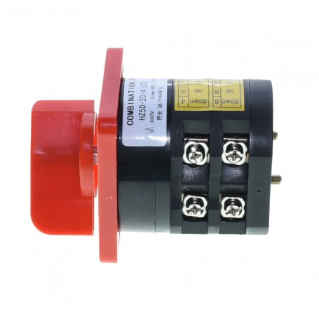 Cam Switch 4-Pole 0-1, 20A/4KW, 660V, IP42