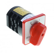 6-Cam Switch 0-1, 20A/4KW, IP42, 660V