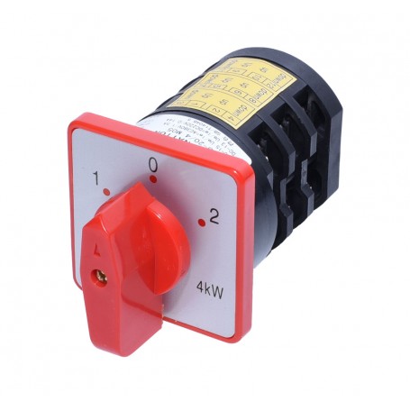 Cam Switch 1-0-2, 20A/4KW
