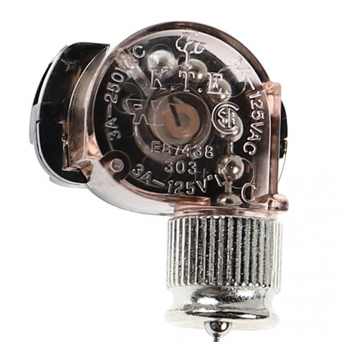 Metal Chain Pull Switch, On/Off, 125V-250V AC