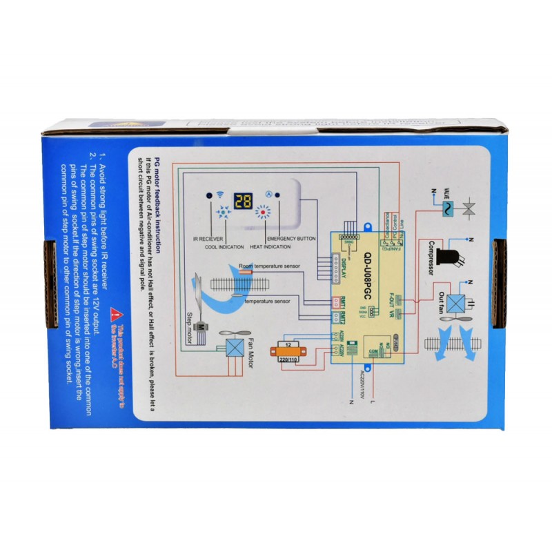 QD-U08PGC Universal Control Kit for A/C Units