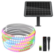 Multicolor LED Strip Kit, RGB, 10 Meters, Monocrystalline Solar Panel, 100W, IP65, ClassLights