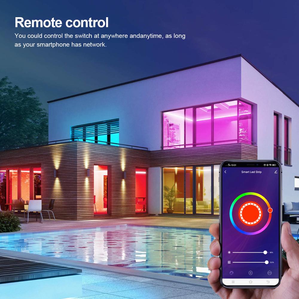 RGB Smart LED Strip Kit 20m, 24V, Wi-Fi Tuya, Music Sync and Voice Control