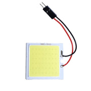 Car LED COB Dome Light, 48 LEDs, Cool White Light, Festoon/T10 Adapter, 8W