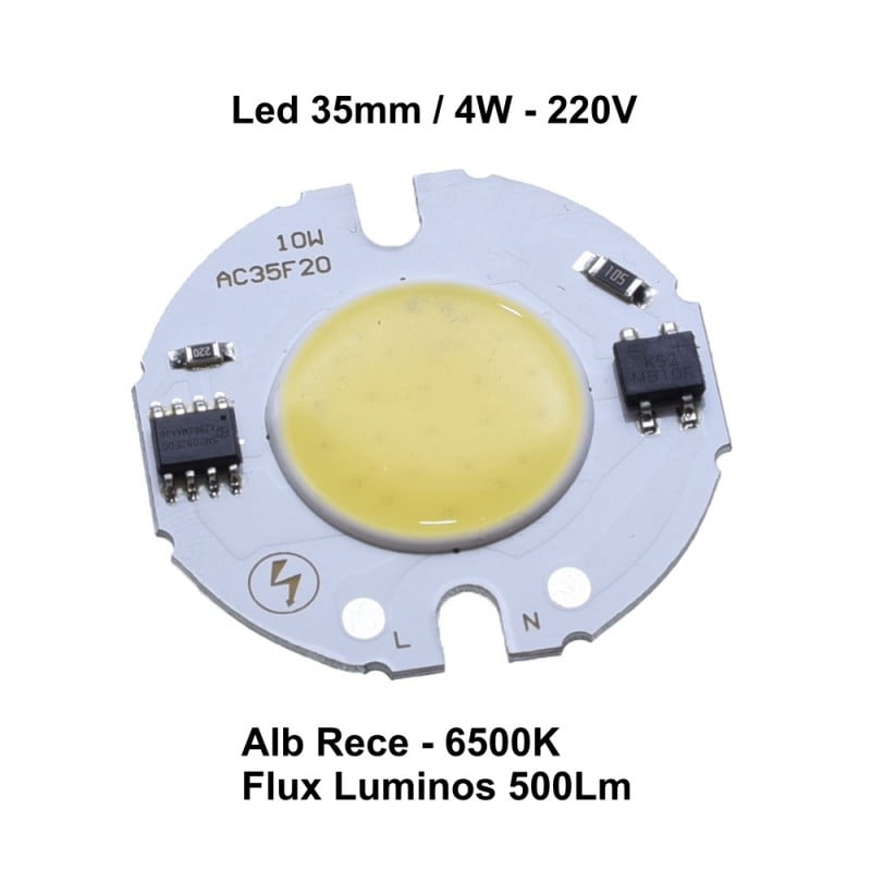 Cob LED Module 35MM, Power 4W - 220V