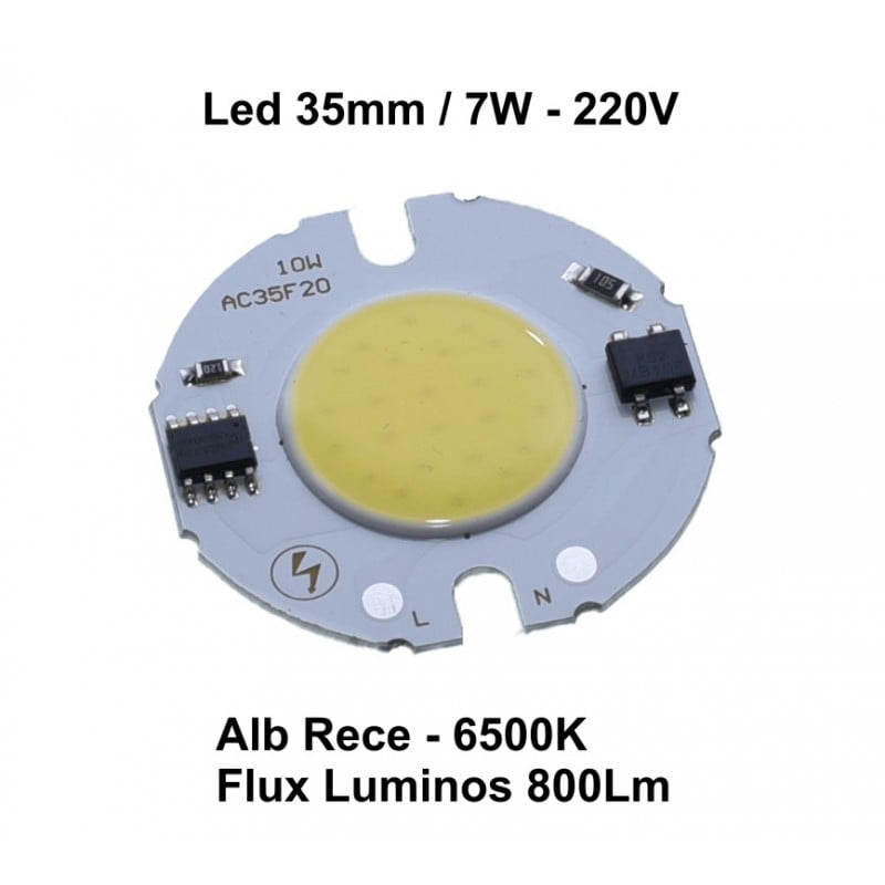 COB LED Module 35MM, Power 7W - 220V