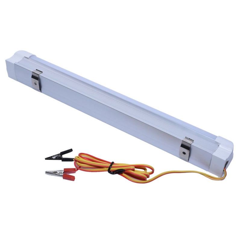 T8 LED - 30cm / 12V - 9W with Clips