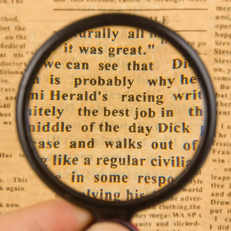 Hand Magnifying Glass with Case MG-86034