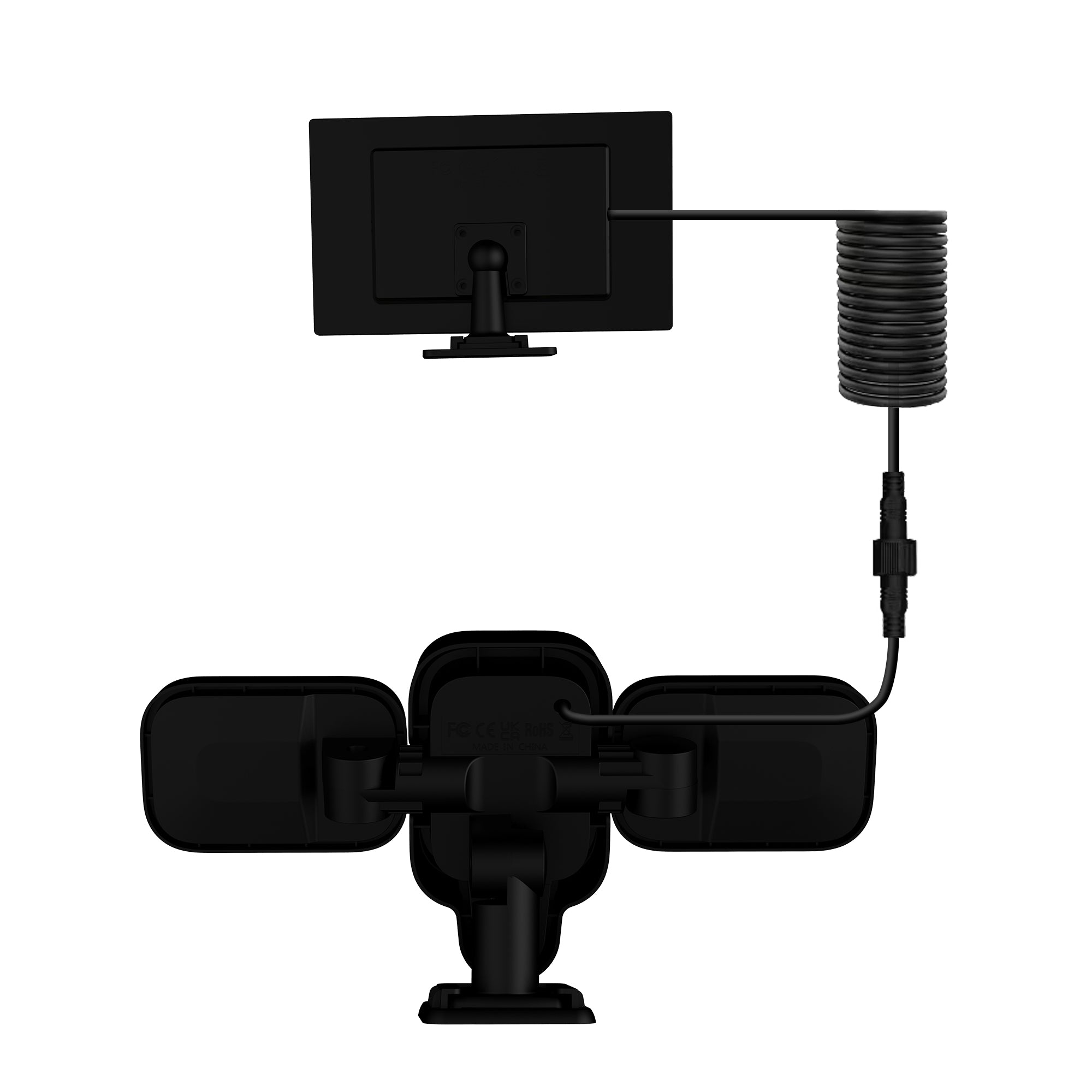 ClassLights 45W Solar LED Outdoor Lamp with Motion Sensor and Rotatable Arms, 225 LEDs