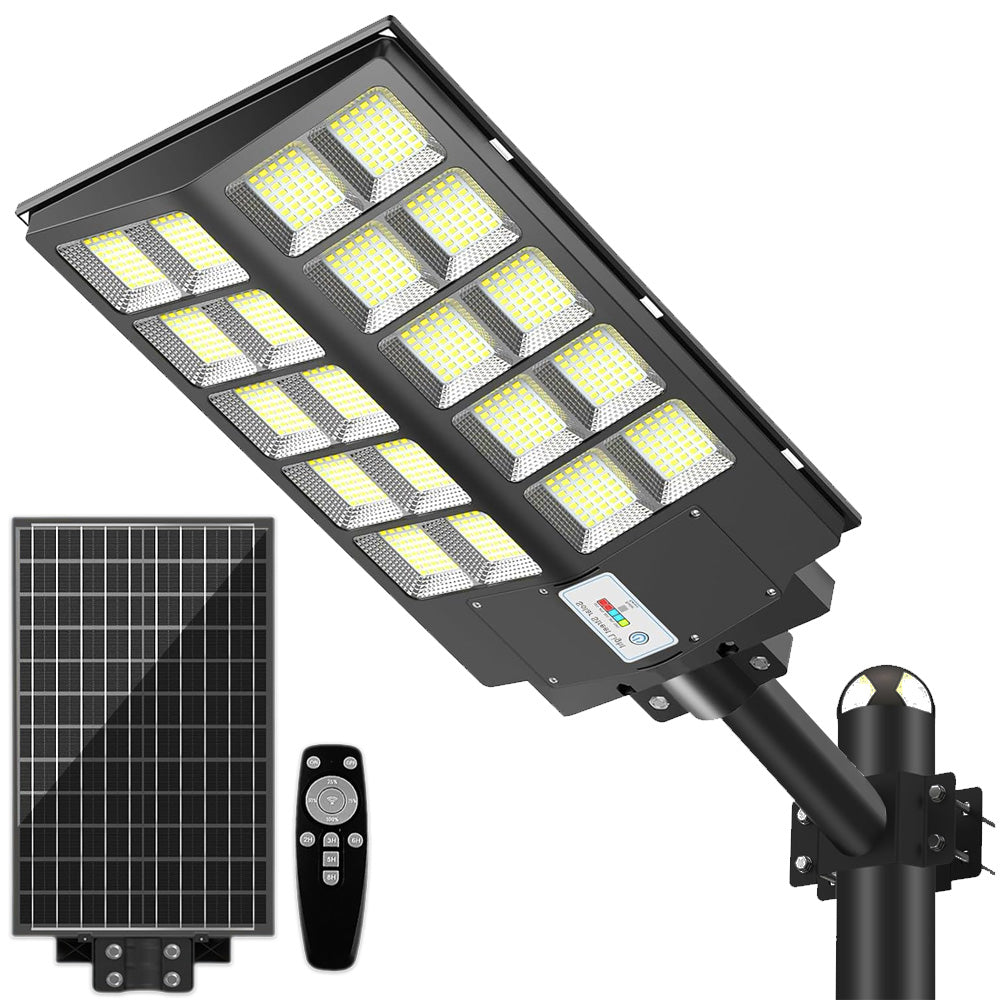 1000W Solar Lamp with Monocrystalline Solar Panel, 800 LEDs, Rod + Remote Control, ClassLights