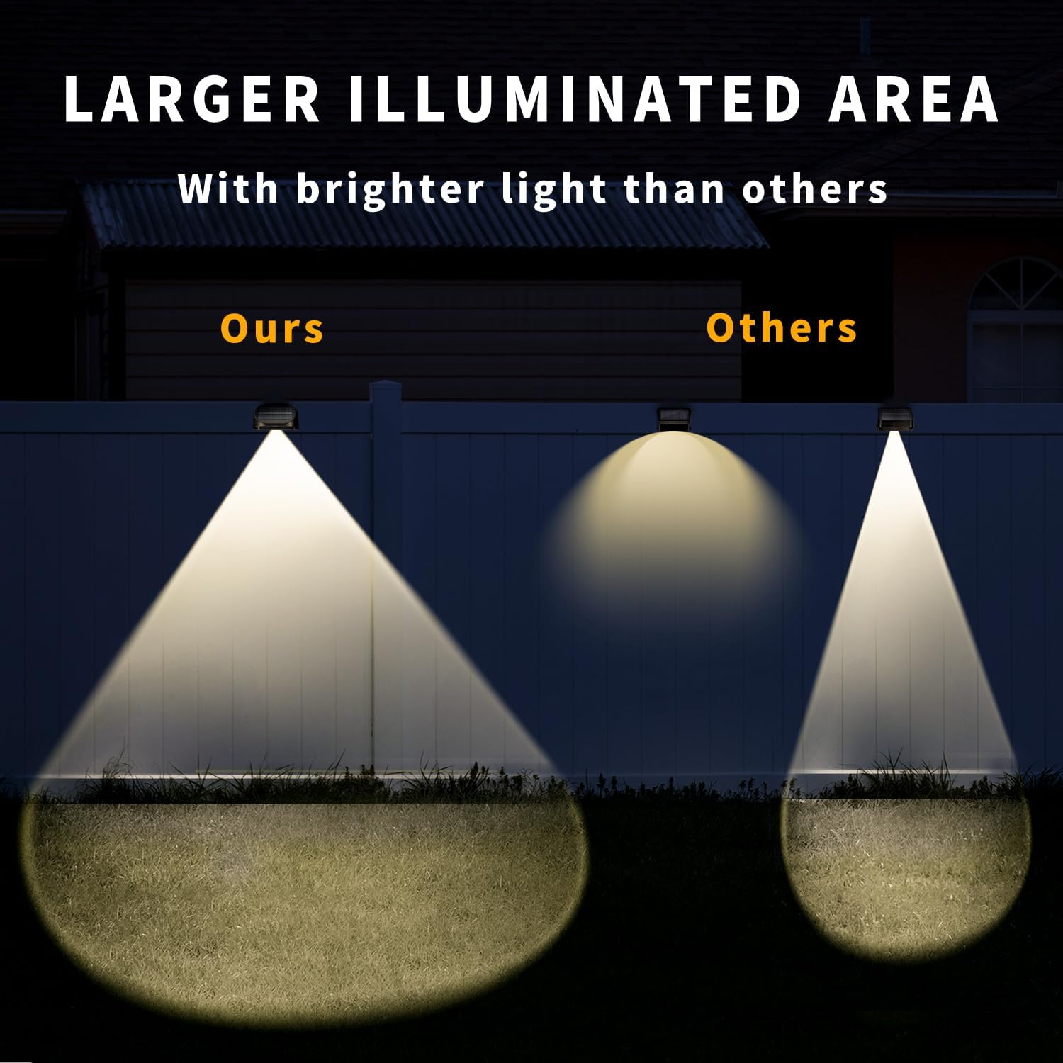 Set of 4 Outdoor Solar Wall Lights, RGBW Multicolored Light, Classlights
