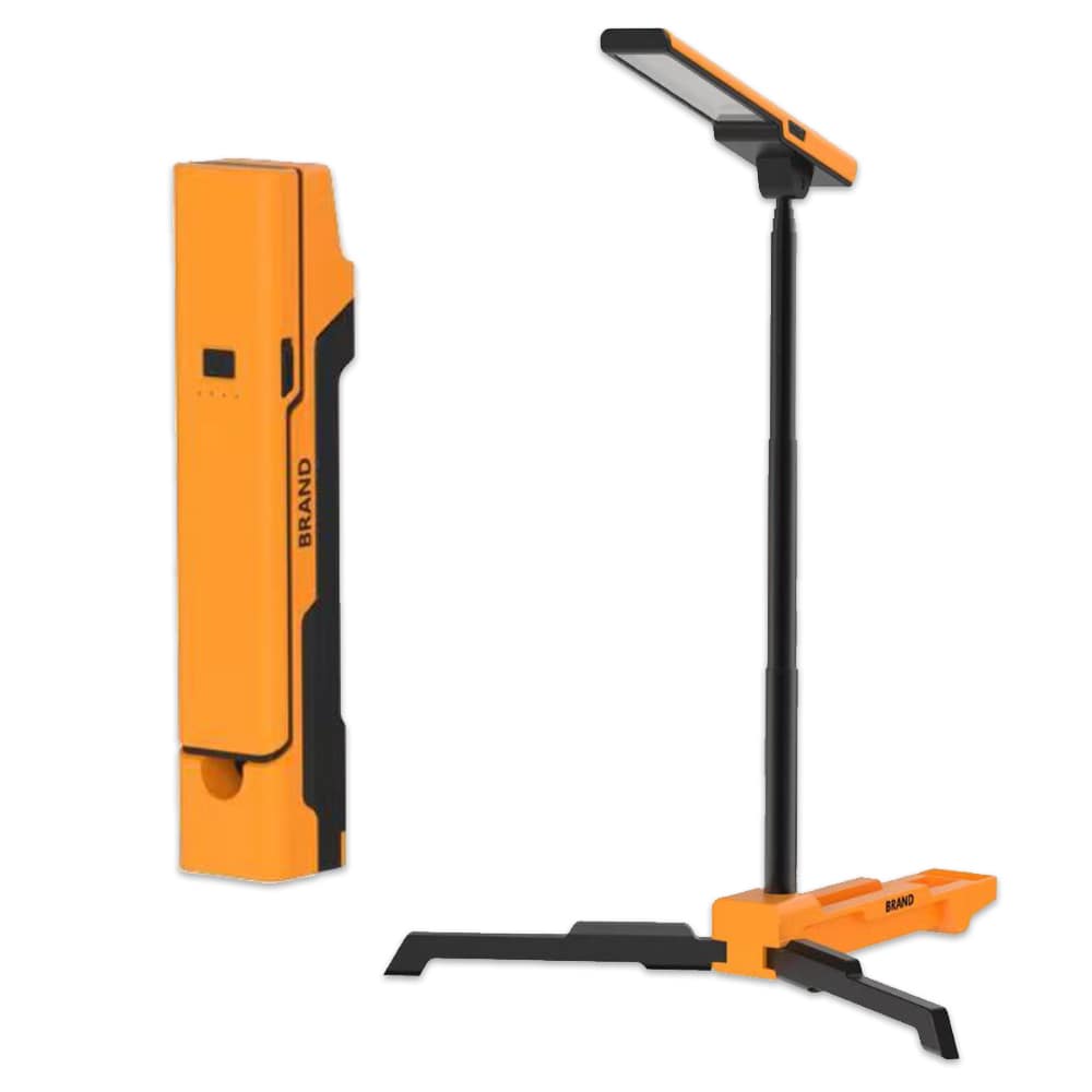 Professional Work Lamp, Foldable, Easy to Transport, 5200mAh Battery, 1500 Lumens LED, Classlights