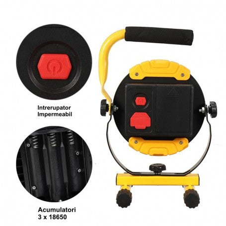 W821 LED COB 30W Work Light with Stand