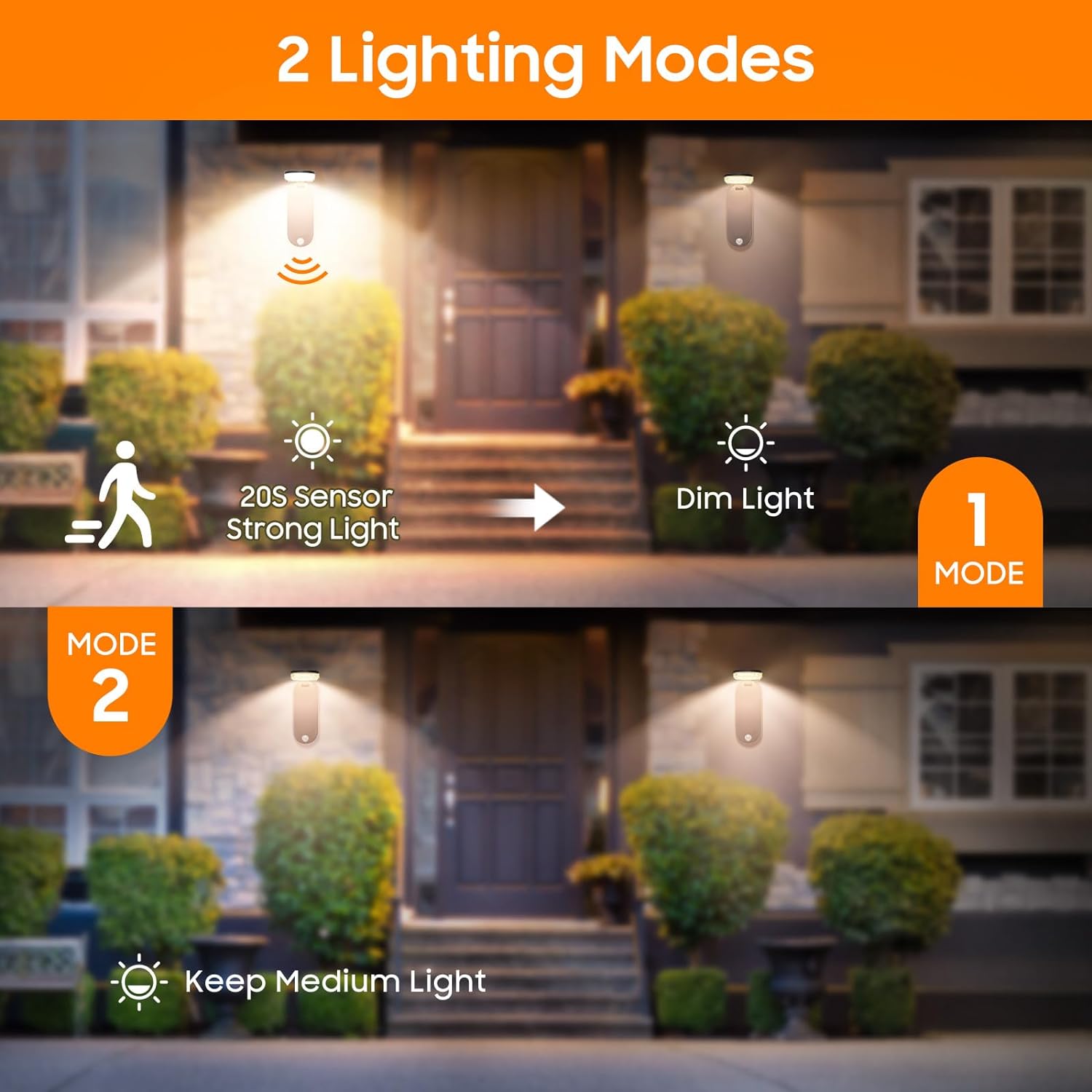 Foldable Solar LED Lamp with Motion Sensor - Wall Light for Sidewalks and Paths, ClassLights