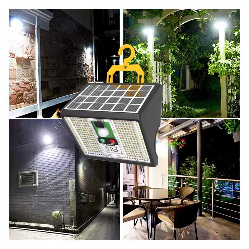 Classlights LED Solar Lamp with Sensor, Hook, and Magnet