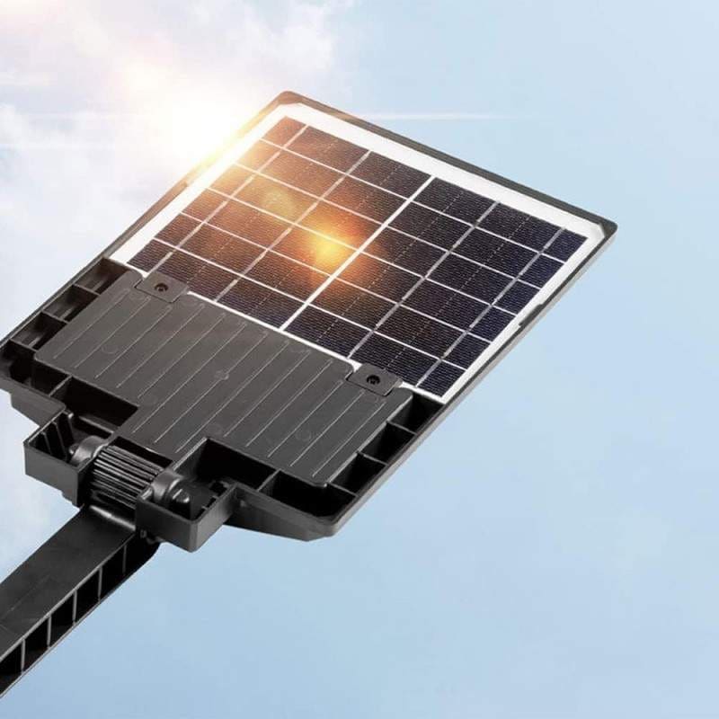 60W Solar Street Light, 120 LED, Motion Sensor and Remote Control