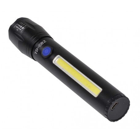 Rechargeable Flashlight with Zoom 5W TD-C82