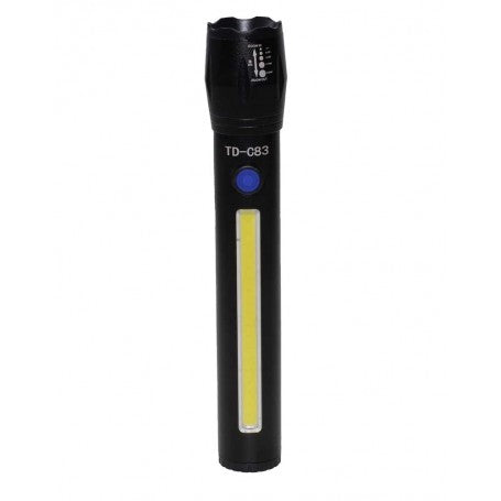 Rechargeable Flashlight with Zoom 7W TD-C83