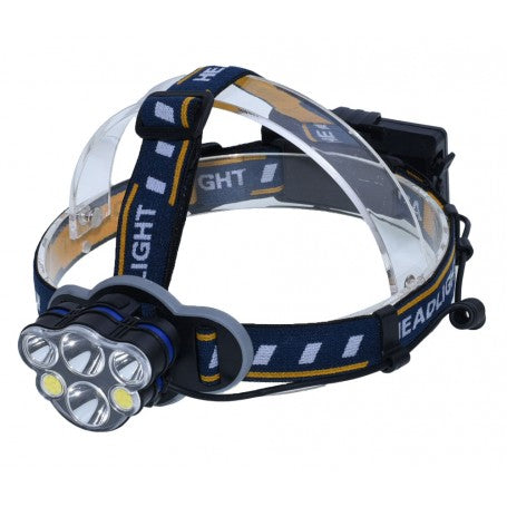 Headlamp with 6 LEDs and 8 Modes