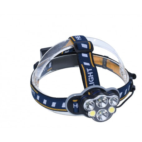 Headlamp with 6 LEDs and 8 Modes