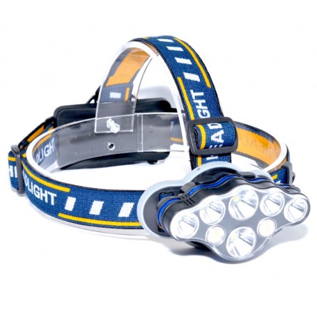 Headlamp 8 LEDs and 8 Modes