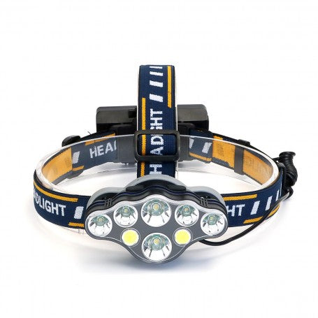 Headlamp 8 LEDs and 8 Modes