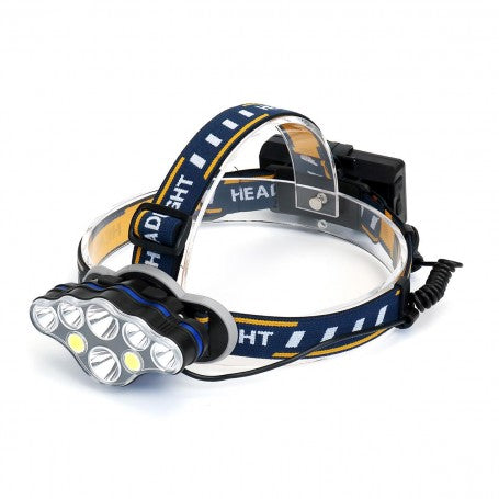 Headlamp 8 LEDs and 8 Modes