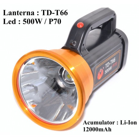 500W+12 LED Laser Flashlight T4