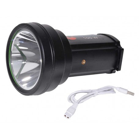 100W LED Flashlight with 3 Modes + Battery