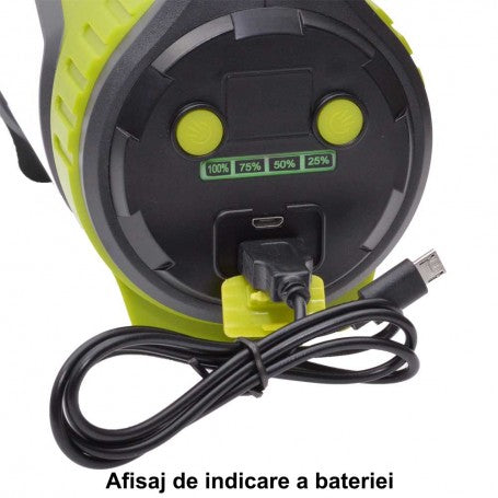 Professional 300W LED Flashlight, 5 Modes