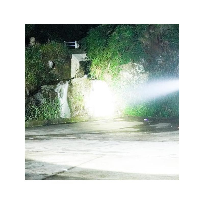 LED Flashlight 4 Modes with Rechargeable Battery and COB LED SL-02