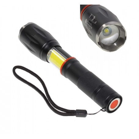 XML T6 LED Flashlight with Zoom and 6 Modes