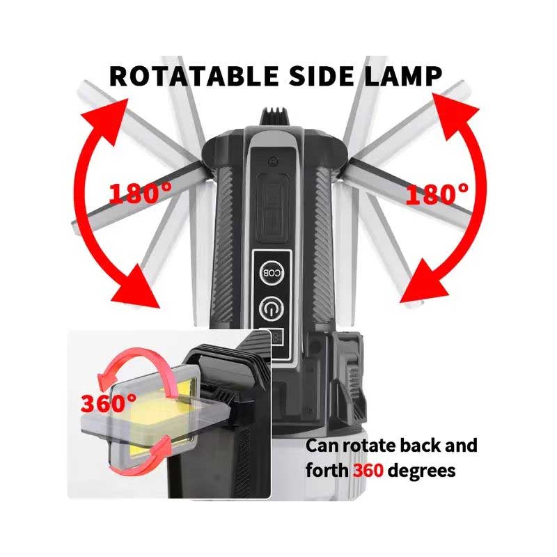 Classlights 3-in-1 Multifunctional Premium LED Flashlight, 2500lm