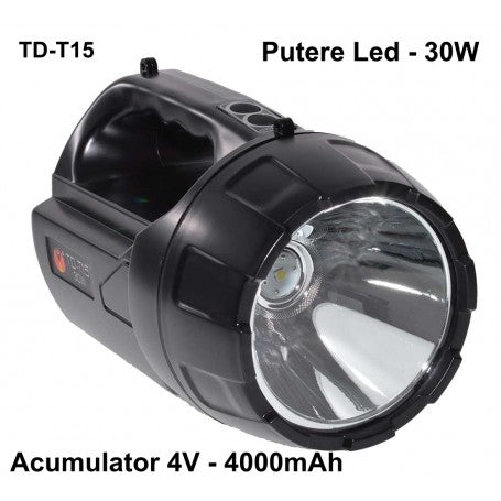 Professional 30W T15 Flashlight with 3 Modes