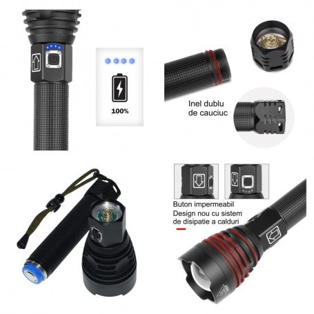 Professional LED Flashlight XHP90