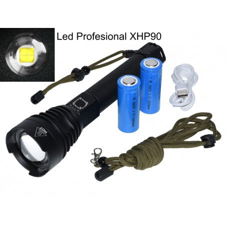 Professional LED Flashlight XHP90