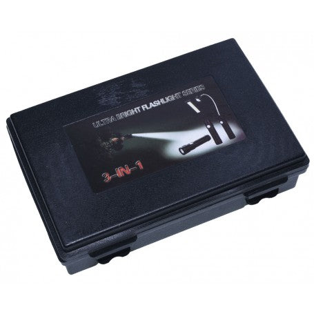 3-in-1 Flashlight with 3 Heads Kit