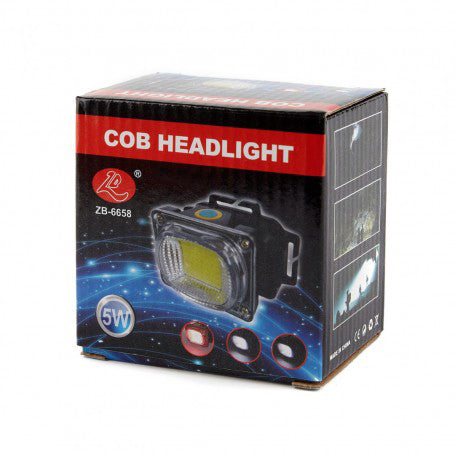 Headlamp 1 Cob LED 5W with 3 Modes