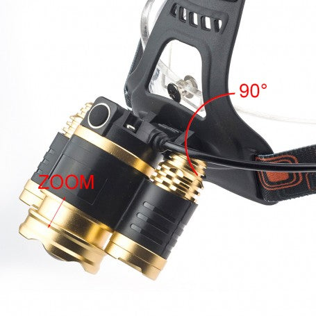 10W 3XT6 Headlamp with Battery